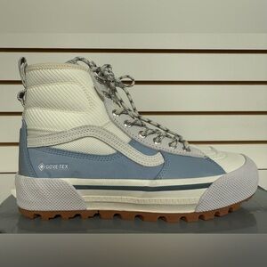 Vans Sk8-Hi MTE 3 Gore-Tex Shoes Womens 11 Men’s 9.5 Ultracush White Blue 507698
